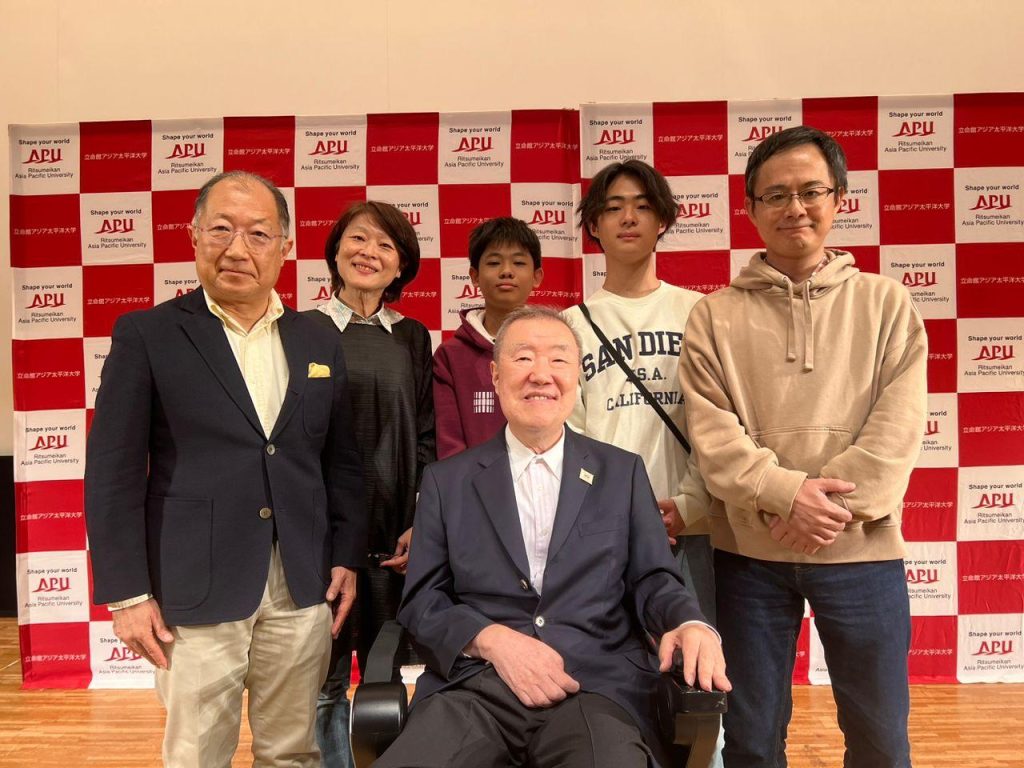 Meeting with the esteemed President Deguchi of Ritsumeikan Asia Pacific University!｜遂に尊敬する立命館アジア太平洋大学の出口治明学長とお会いする！